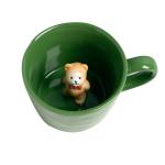 Cute Bear Bow Tie Mug with Hidden Figurine
