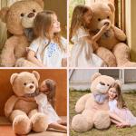 Giant Light Brown Teddy Bear Plush Toy 47