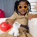 Polar Bear Plush Toy for Kids, 6 Inches