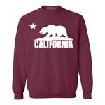 California Bear Maroon Crewneck Sweatshirt