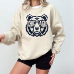 Chicago Bears Fan Sweatshirt with Mascot Design