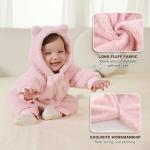 Baby Bear Fleece Jumpsuit Hooded Outfit 0-3 Months