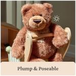 GUND Slumbers Brown Teddy Bear, 17-Inch Stuffed Toy
