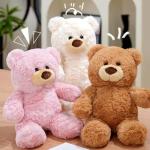 10-Inch Brown Teddy Bear Plush Toy for Kids