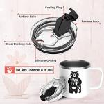 Insulated Coffee Mug for Bear Lovers, 14 oz