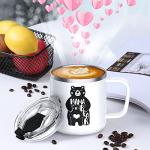 Insulated Coffee Mug for Bear Lovers, 14 oz