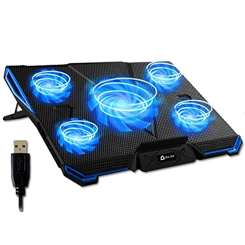 KLIM Cyclone Laptop Cooling Pad with 5 Fans