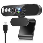 1080P USB Webcam with Microphone for Streaming