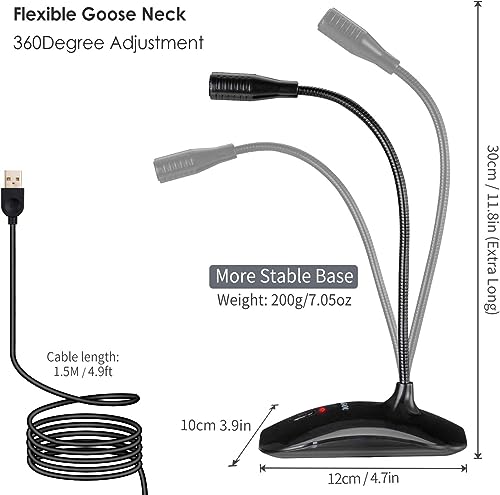 TKGOU USB Microphone for Gaming and Streaming