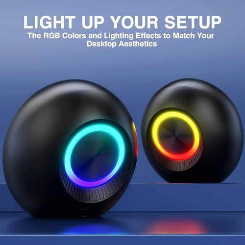 RGB Multimedia Speakers for PC and Laptop
