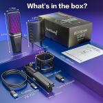 RGB USB Microphone for Gaming and Streaming