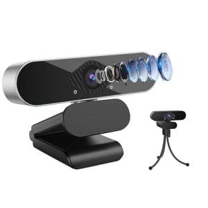 Tinshow 1080P Full HD Webcam with Microphone and Stand