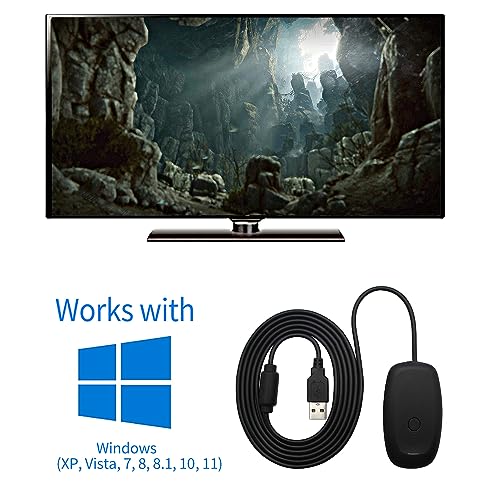 USB Wireless Gamepad Controller for Xbox 360