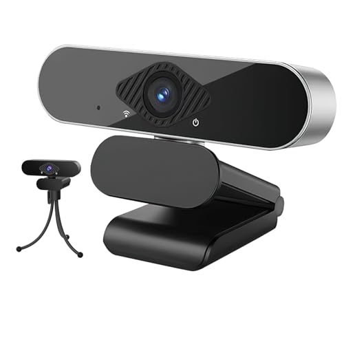 Tinshow 1080P Full HD Webcam with Microphone and Stand