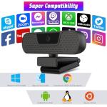 VIZOLINK W8GS 4K Webcam with Microphone and Tripod