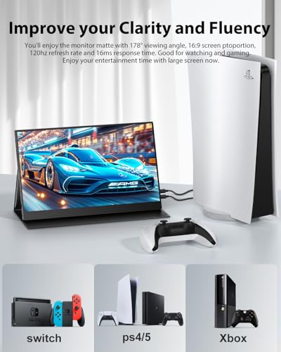 15.6" 2K 120Hz Portable Gaming Monitor