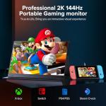 UPERFECT 16.1" Portable 144Hz Gaming Monitor