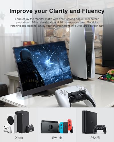15.6" 2K 120Hz Portable Gaming Monitor