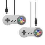 Dual Wired USB Controllers for Retro Gaming