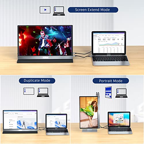 KUMK 15.6" 4K Portable Gaming Monitor