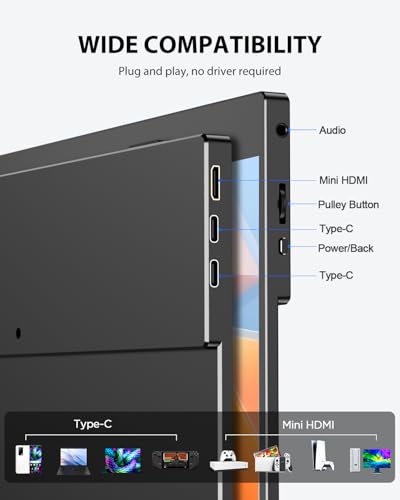 15.6" 2K 120Hz Portable Gaming Monitor