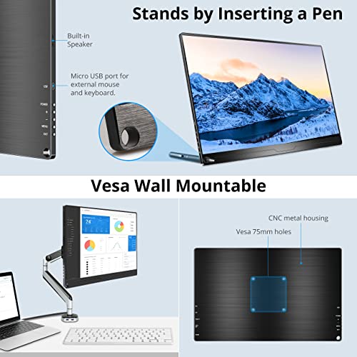 15.6" 4K Portable Gaming Monitor - EVICIV