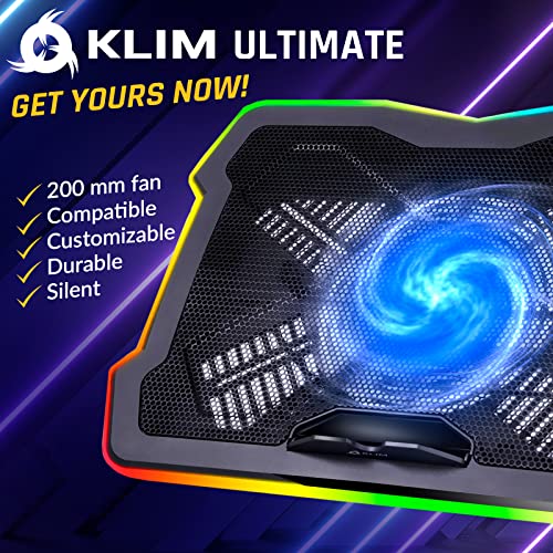 KLIM Ultimate RGB Laptop Cooling Pad 17