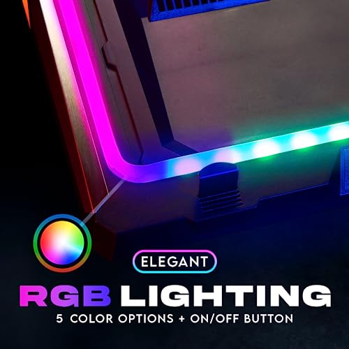 Powerful Turbo-Fan Laptop Cooling Pad for Gamers