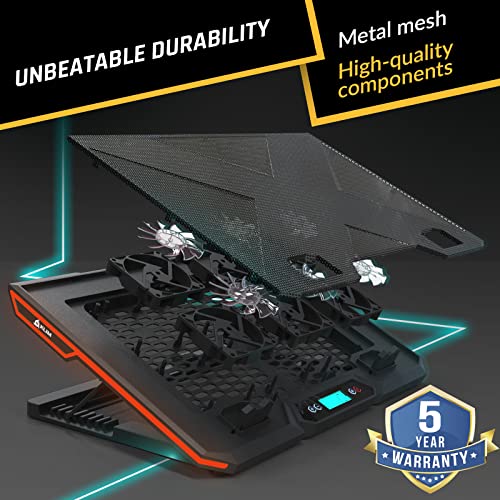 KLIM Glacier RGB Gaming Laptop Cooling Stand 6 Fans