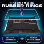 Powerful Turbo-Fan Laptop Cooling Pad for Gamers