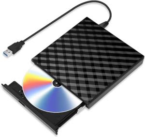 High-Speed USB 3.0 External DVD CD Drive