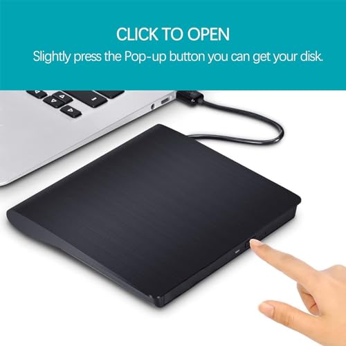 High-Speed USB 3.0 External DVD CD Drive
