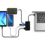 Ultra-Slim 4-Port USB Hub for Gaming Laptops