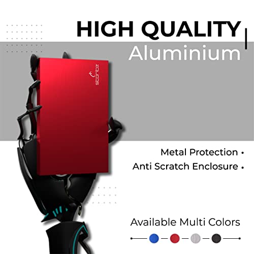 Storite 320GB Portable External Hard Drive - Red