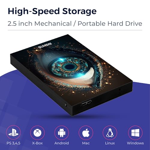 Ultrafast 320GB External HDD for Gaming Consoles