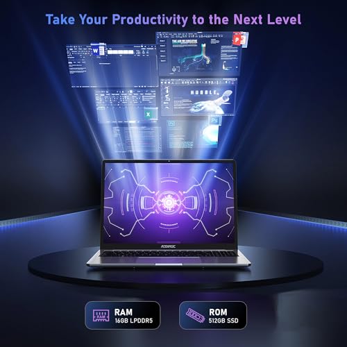 ACEMAGIC 15.6" Quad-Core Gaming Laptop, 16GB RAM