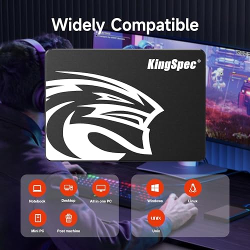 KingSpec 1TB 2.5" SATA 3 SSD for Gaming