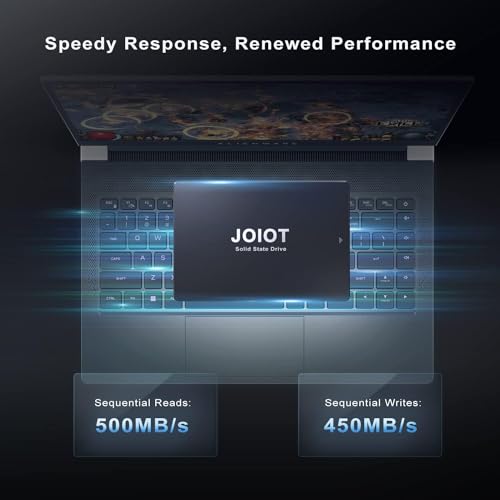 JOIOT 512GB SATA III SSD for Gaming Laptops