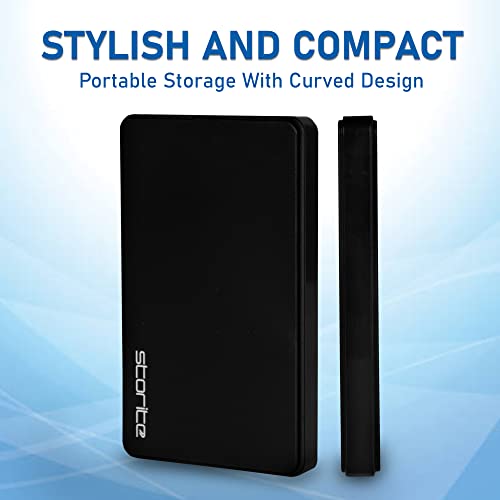 Storite 320GB Portable External Hard Drive - Black