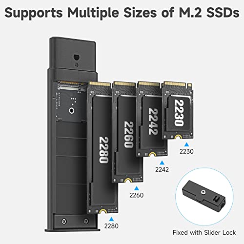 RSHTECH 10Gbps Aluminum SSD Enclosure for NVMe