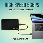 Storite 320GB Portable External Hard Drive - Black