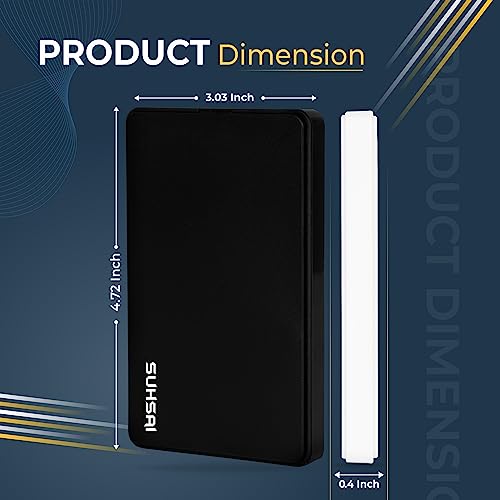 Suhsai 500GB Portable USB 3.0 Gaming HDD