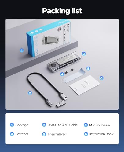 ORICO 40Gbps M.2 NVMe SSD Cooling Enclosure