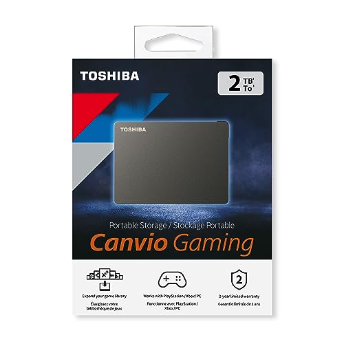 Toshiba 2TB Canvio Gaming Portable Hard Drive
