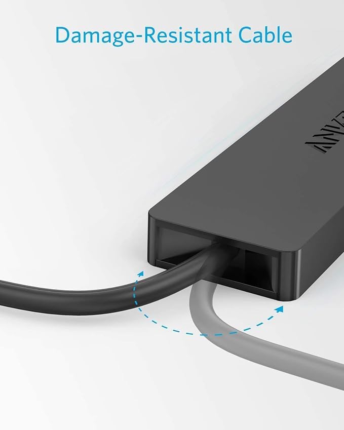 Anker 4-Port USB 3.0 Hub with Extended Cable