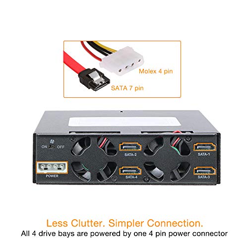 Icy Dock 4-Bay HDD/SSD Metal Cage