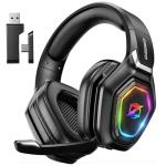 Ozeino Wireless Gaming Headset with RGB Lighting
