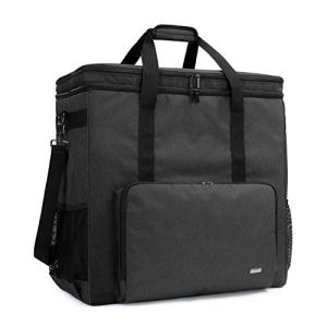 CURMIO Double-Layer Laptop Carrying Case - Black