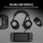CORSAIR HS65 Surround Wired Gaming Headset - Carbon