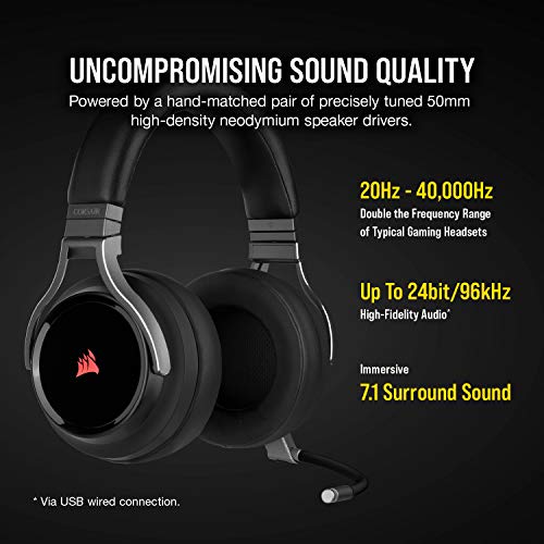 CORSAIR VIRTUOSO RGB Wireless Gaming Headset